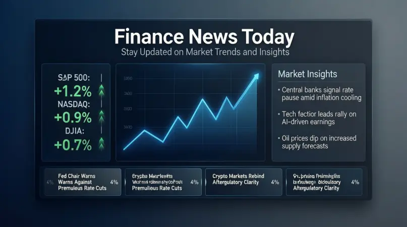 Finance News Today: Stay Updated on Market Trends and Insights