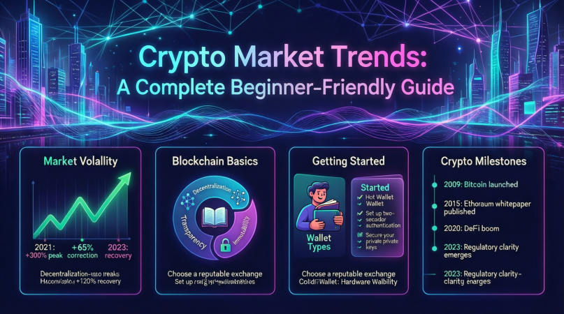 Crypto Market Trends – A Complete Beginner-Friendly Guide